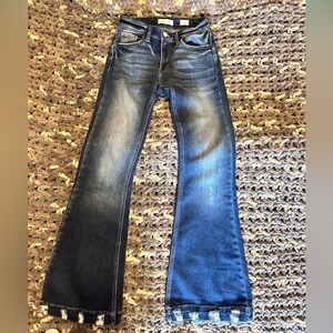 Kancan Flared Blue Jeans